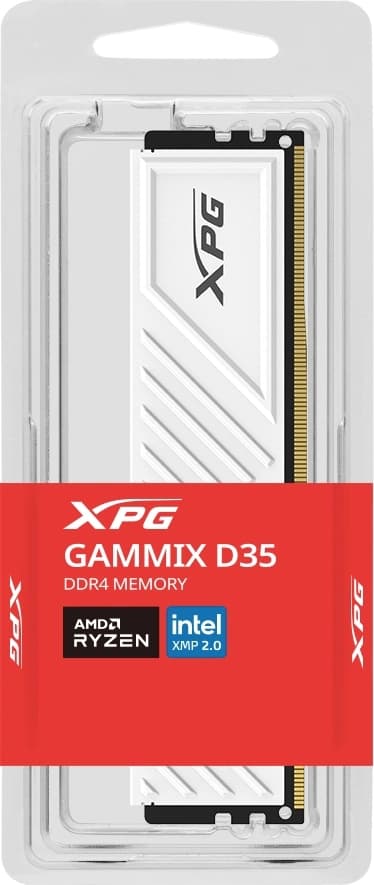 Память DDR4 32GB 3200MHz A-Data AX4U320032G16A-SWHD35 XPG Gammix D35 RTL Gaming PC4-25600 CL16 DIMM 288-pin 1.35В dual rank с радиатором Ret - фото 4