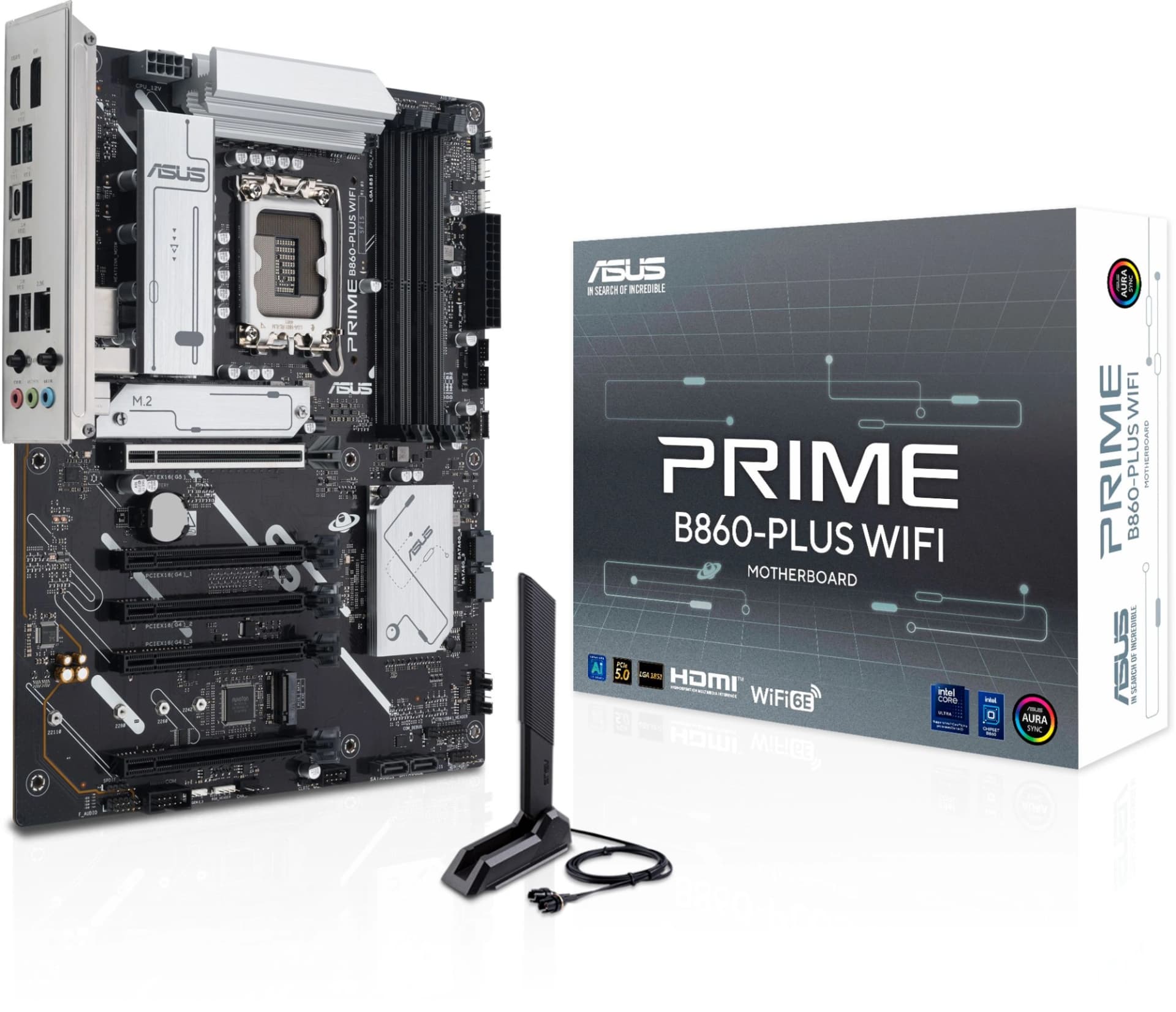 Материнская плата Asus PRIME B860-PLUS WIFI Soc-1851 Intel B860 4xDDR5 ATX AC`97 8ch(7.1) 2.5Gg RAID+HDMI+DP - фото 4