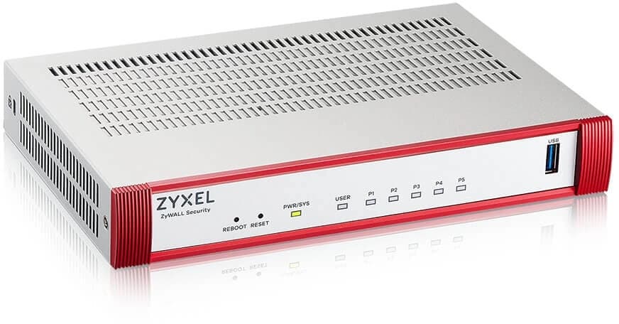 Межсетевой экран Zyxel USG Flex 50H (USGFLEX50H-EUCI02F) 10/100/1000BASE-TX компл.:набор подписок на 1 год AS/AV/CF/IDP красный - фото 4