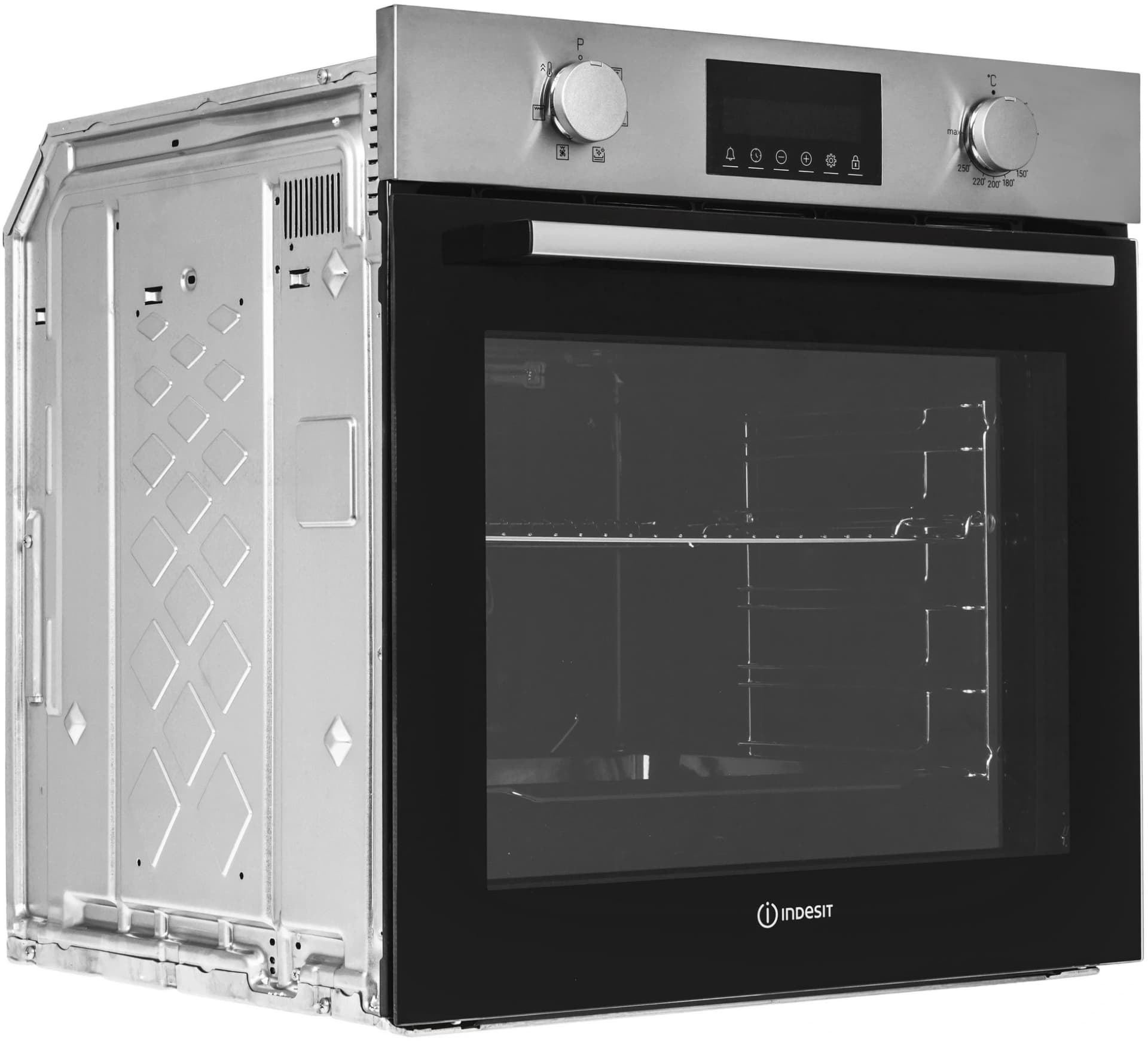 Духовой шкаф Электрический Indesit IBFTE 3644 IX нержавеющая сталь/серебристый - фото 3