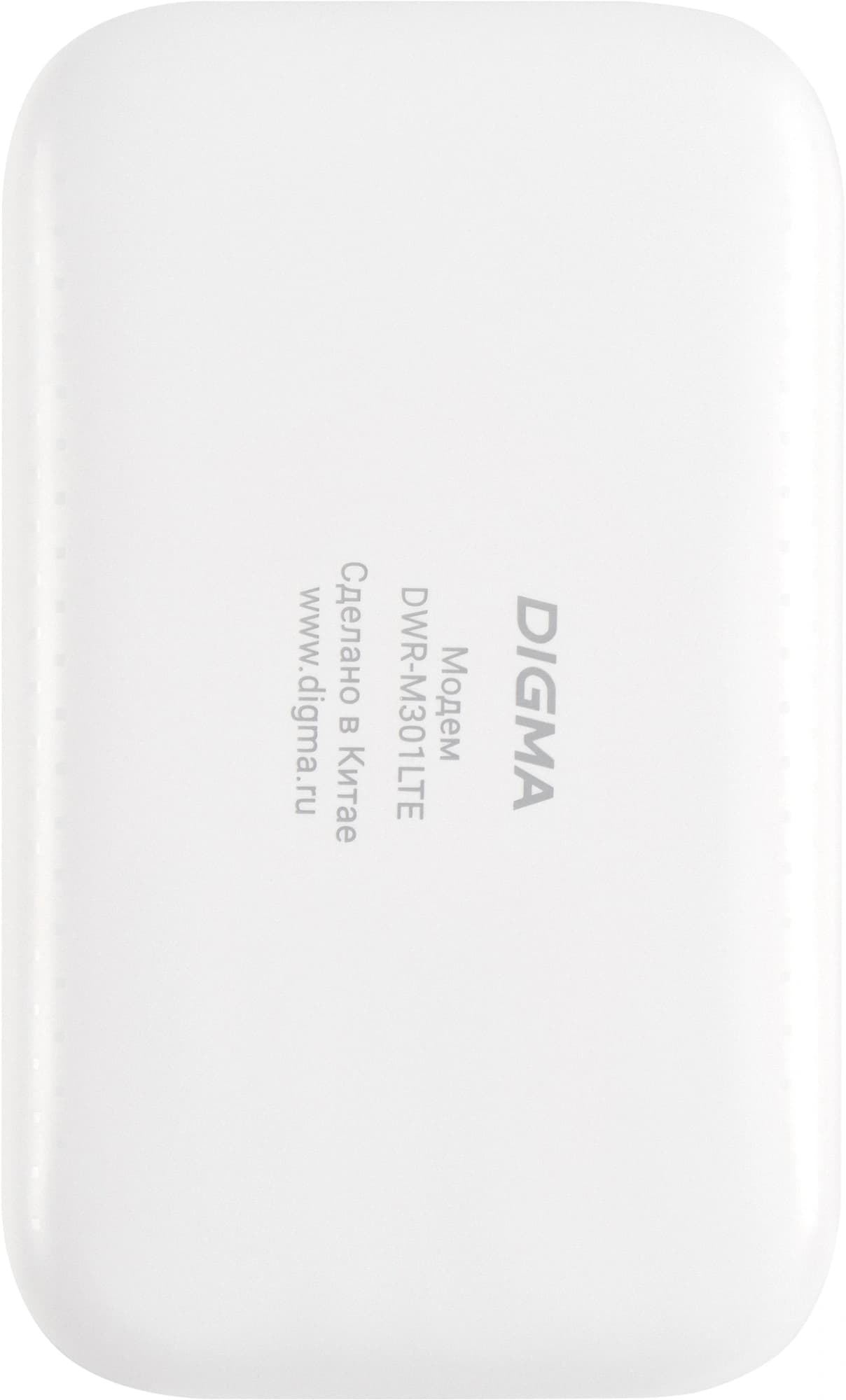 Модем 3G/4G Digma DWR-M301LTE USB Wi-Fi Firewall +Router внешний белый - фото 3