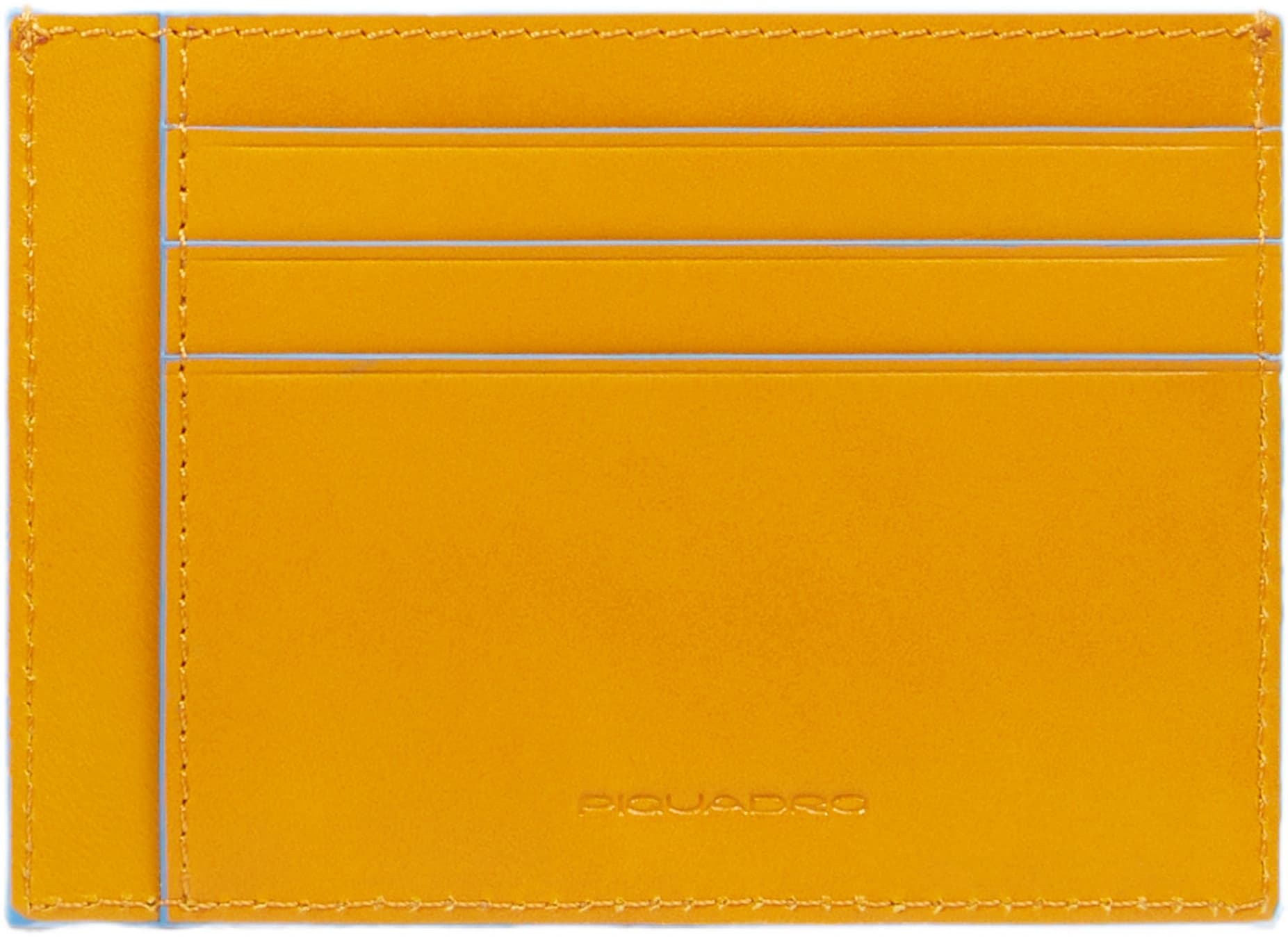 Чехол для кредитных карт Piquadro Blue Square PP2762B2R/G шафрановый натур.кожа - фото 3