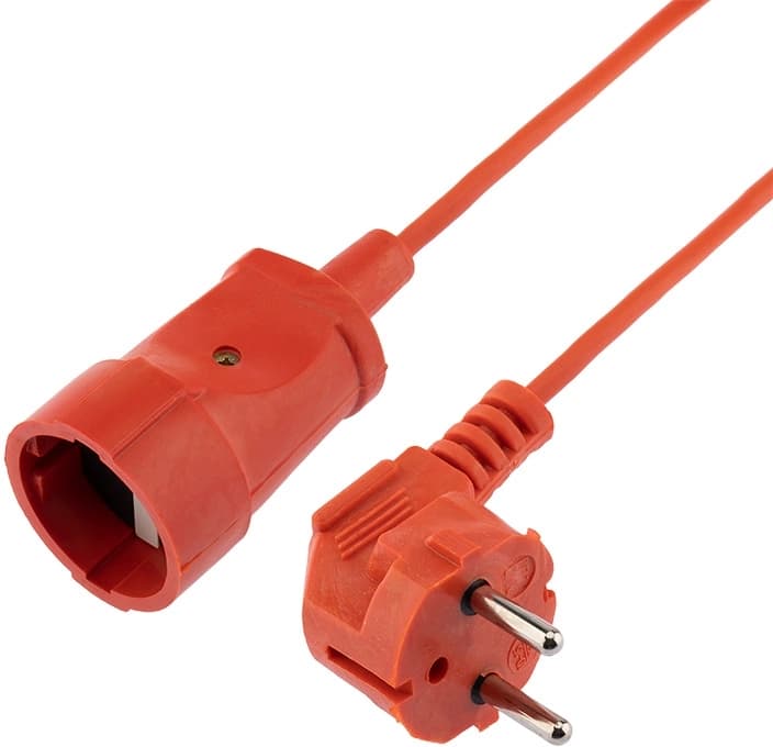 Удлинитель силовой PROconnect ПВС (11-7113) 2x0.75кв.мм 1розет. 30м ПВС 6A пласт.рамка оранжевый - фото 3