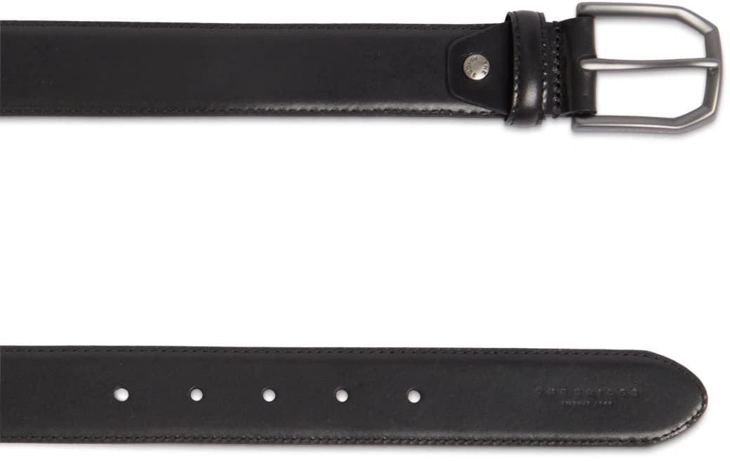 Ремень мужской The Bridge Brunelleschi 0345951R/7R 110х3.5см черный натур.кожа - фото 3