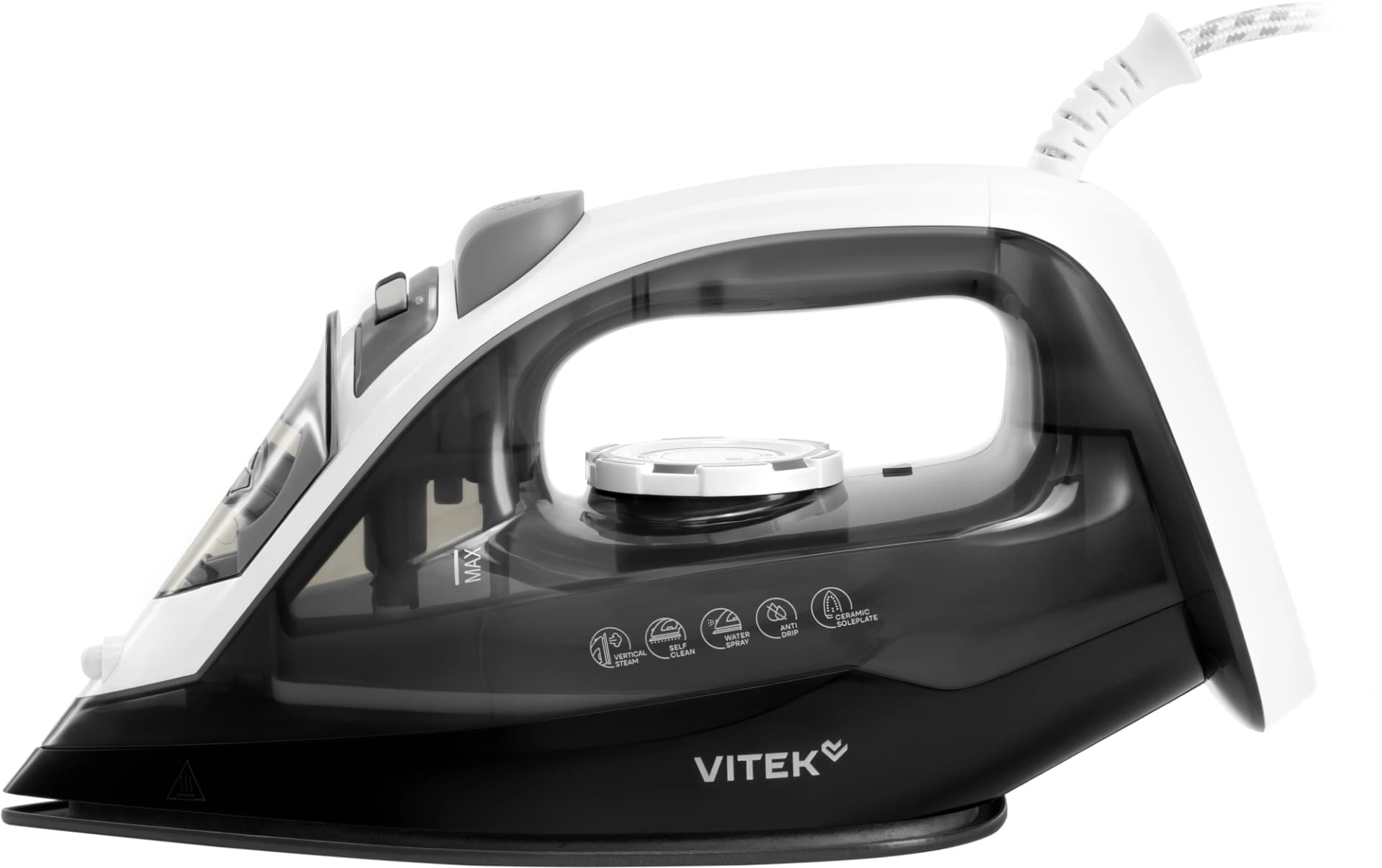 Утюг Vitek VT-IRN1210 2000Вт серый/черный - фото 4