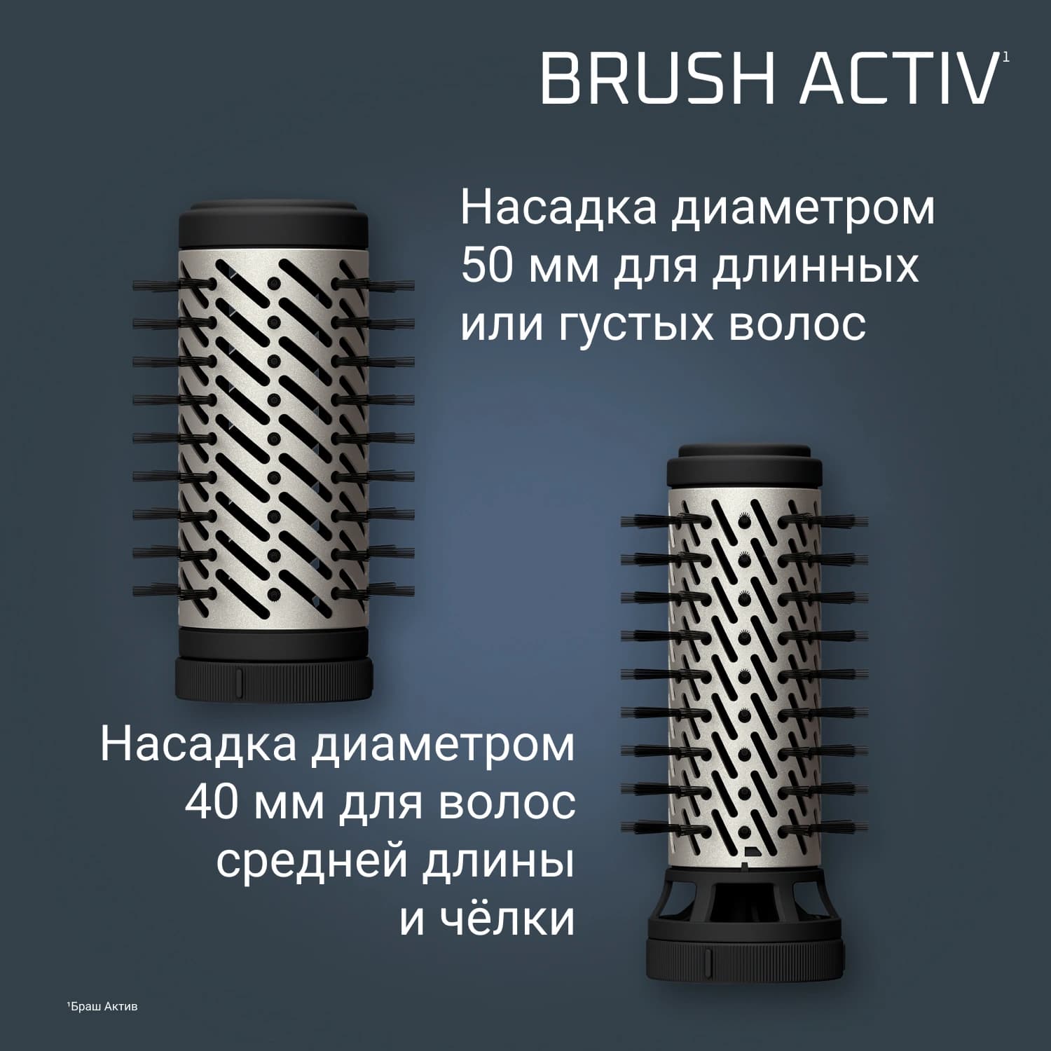 Фен-щетка Rowenta UB9530F0 1000Вт черный/серебристый (1830009250) - фото 4