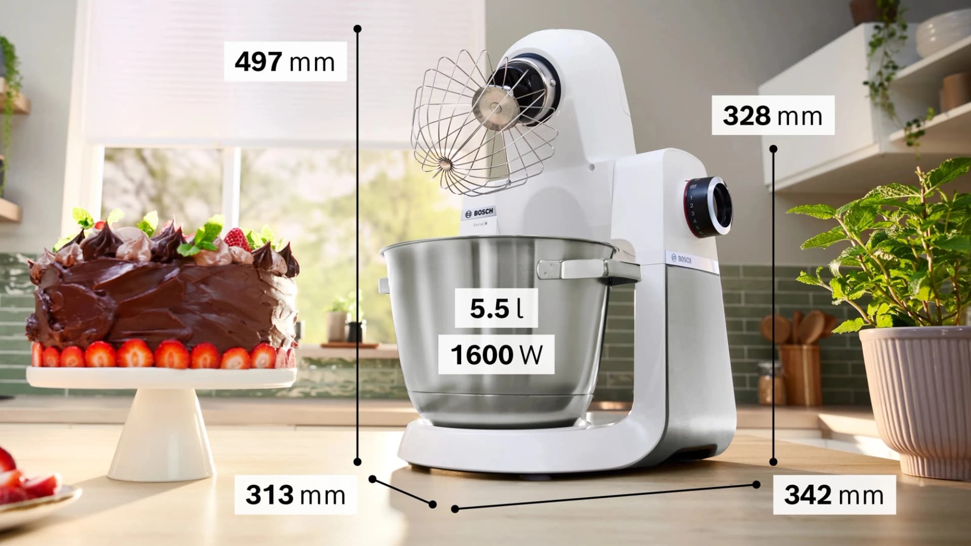 Кухонная машина Bosch MUMS6EW00 планетар.вращ. 1600Вт белый - фото 3