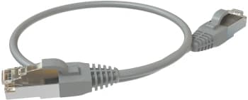 Патч-корд Sysmatrix PC 4545.5ES26.03LSZHGY F/UTP RJ-45 вил.-вилка RJ-45 кат.5E 0.3м серый LSZH - фото 2