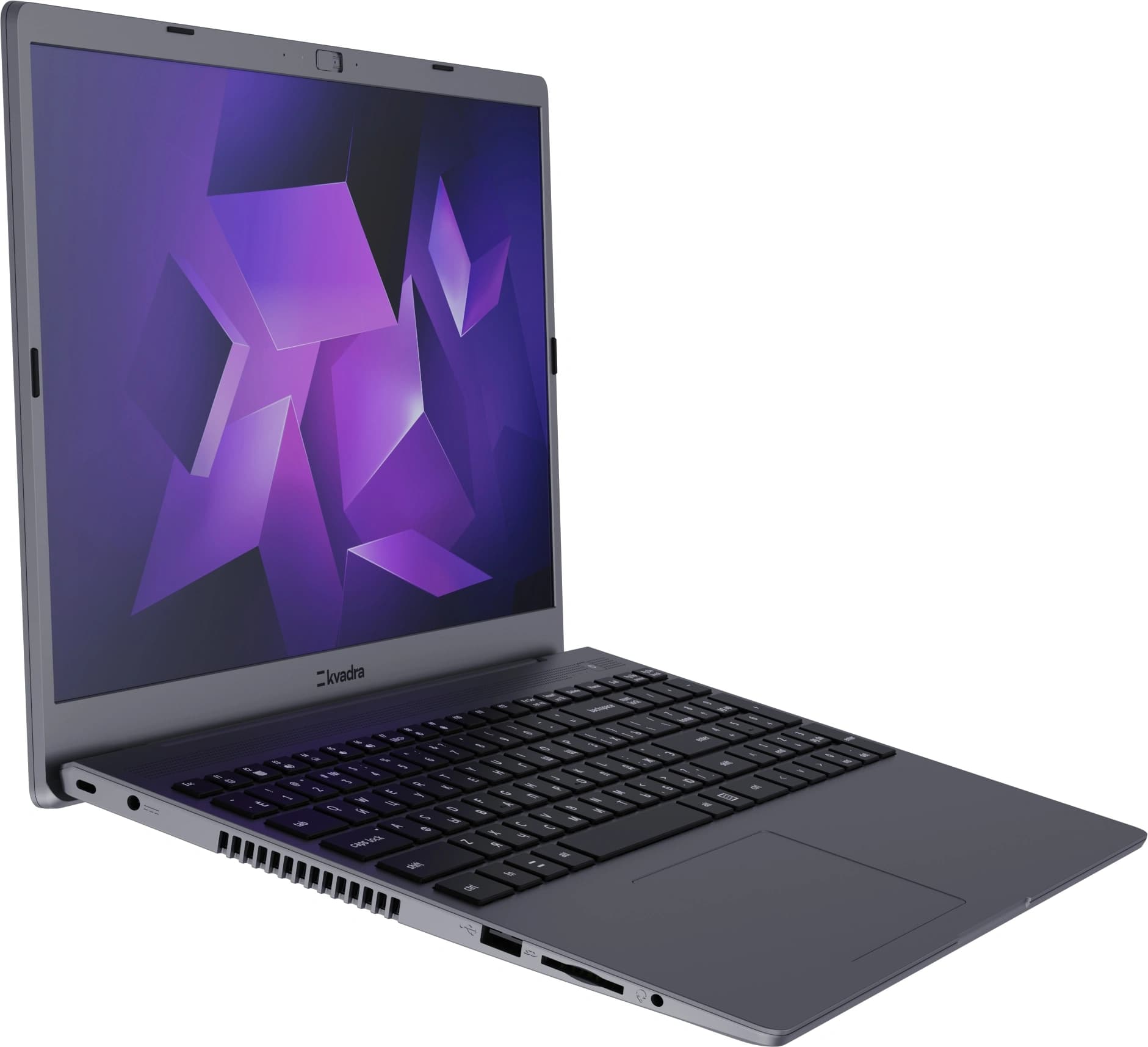 Ноутбук Kvadra Nau LE15T Rev.1.1 Core i5 1235U 8Gb SSD512Gb Intel UHD Graphics 15.6" IPS FHD (1920x1080) без ОС dk.grey WiFi BT Cam (Y22L02P01101R_7872F1) - фото 4