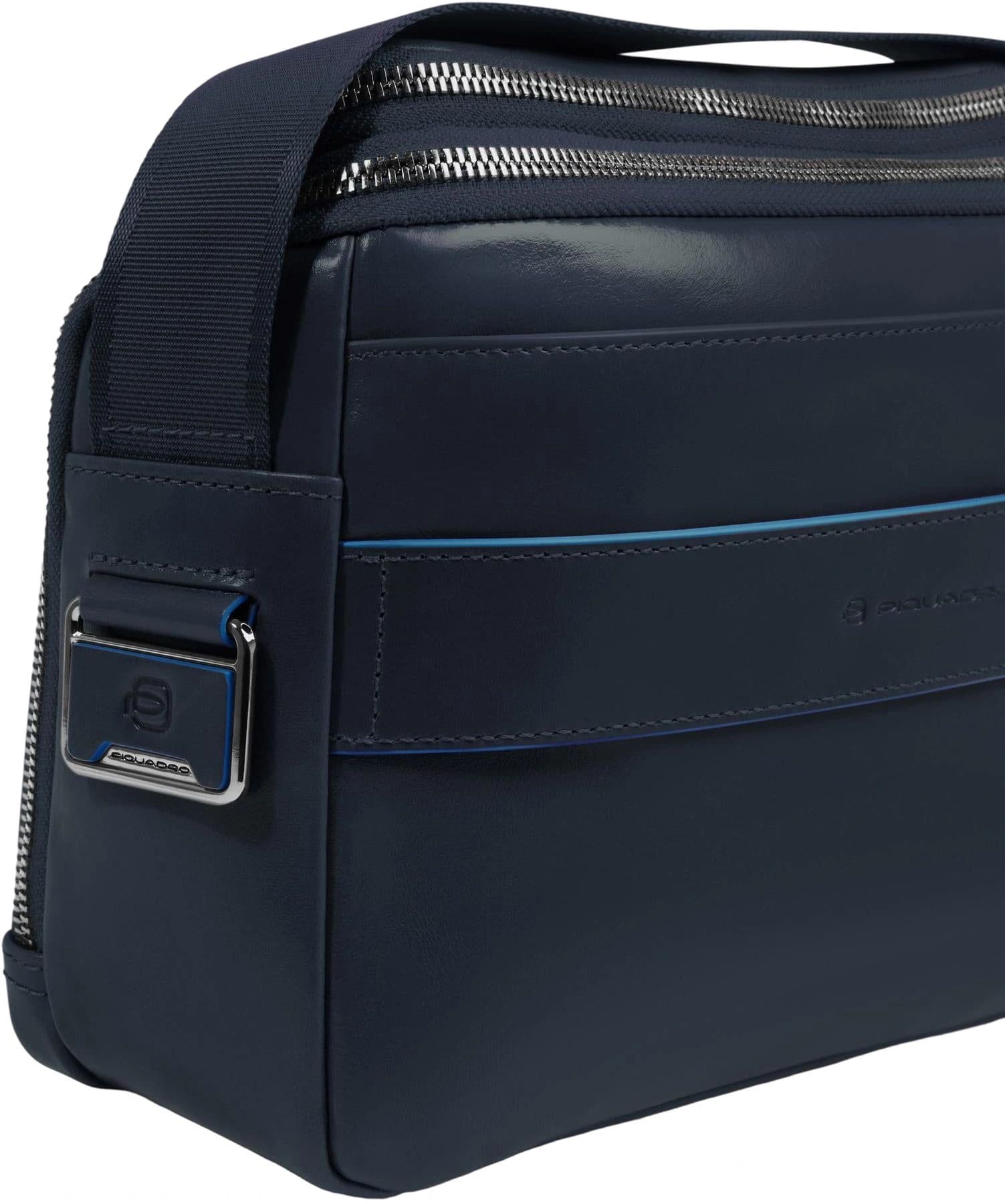 Сумка Piquadro Blue Square CA6900B2/BLU2 темно-синяя натур.кожа - фото 4