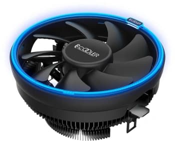 Устройство охлаждения(кулер) PcCooler E126M B одноцветная Soc-AM5/AM4/1200/1700/1851 черный 4-pin 26.5dB Al 90W 290gr Ret (R3-0120WBKBXX-GL) - фото 2