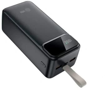 Мобильный аккумулятор Cactus CS-PBFSND-40000 40000mAh 65W 3A USB-A/USB-C черный - фото 2