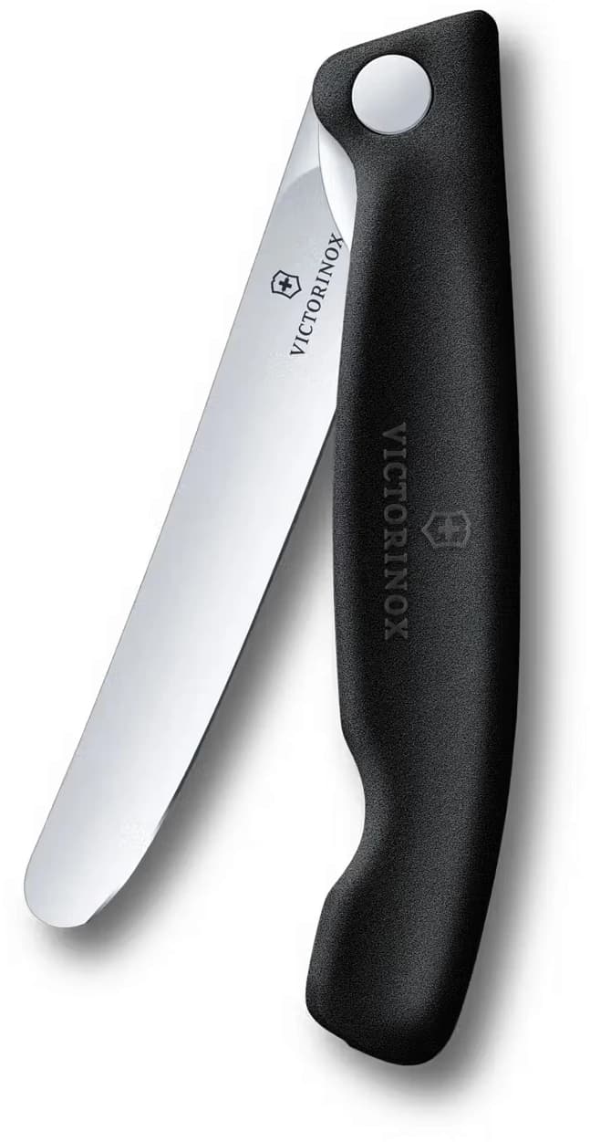 Нож кухонный Victorinox Swiss Classic 6.7803.F стальной универсальный для овощей лезв.110мм прямая заточка черный карт.коробка - фото 3