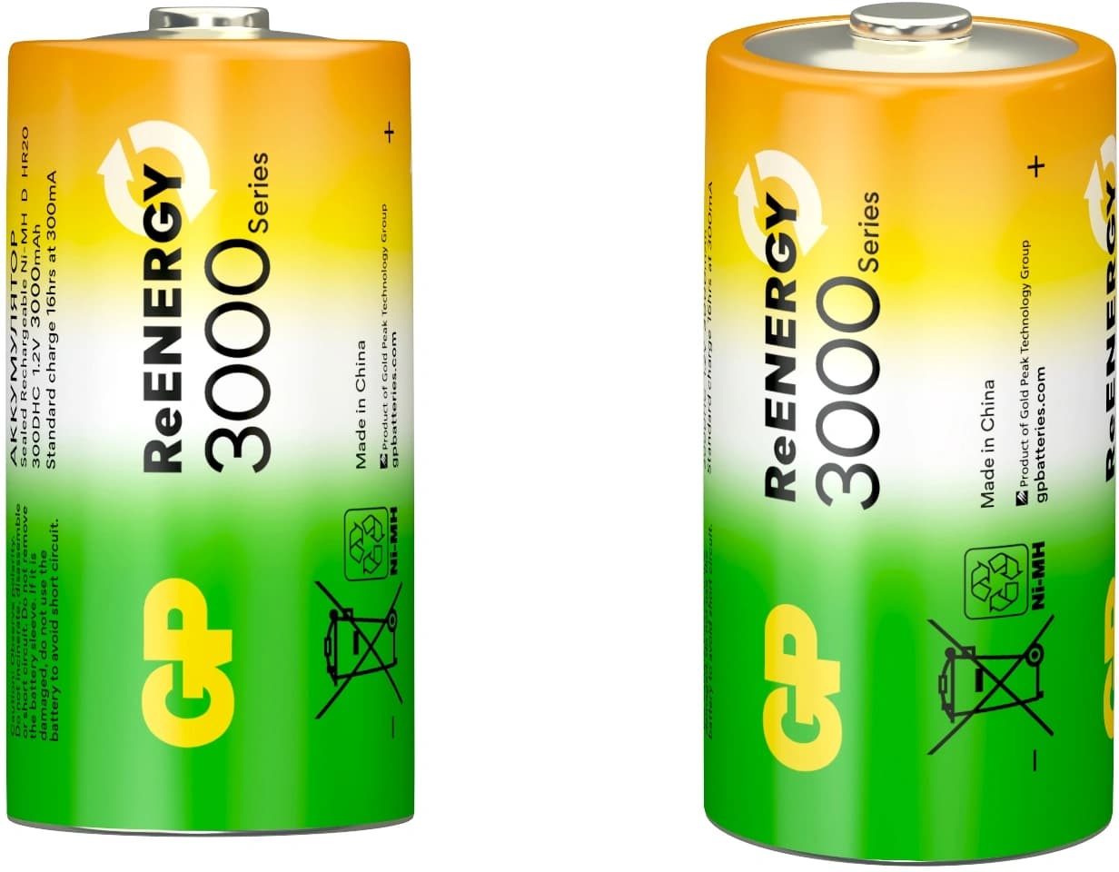 Аккумулятор GP 300CHC C NiMH 2000mAh (2шт) - фото 4