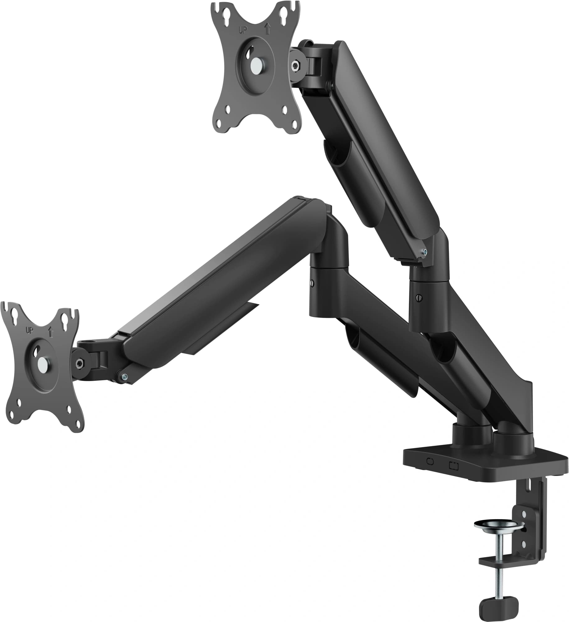 Кронштейн для мониторов Ultramounts UM740 черный 17"-32" макс.18кг крепление к столешнице поворот и наклон - фото 4