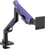 Кронштейн для мониторов Ultramounts UM741BP черный/фиолетовый 24"-57" макс.30кг крепление к столешнице поворот и наклон - фото 3