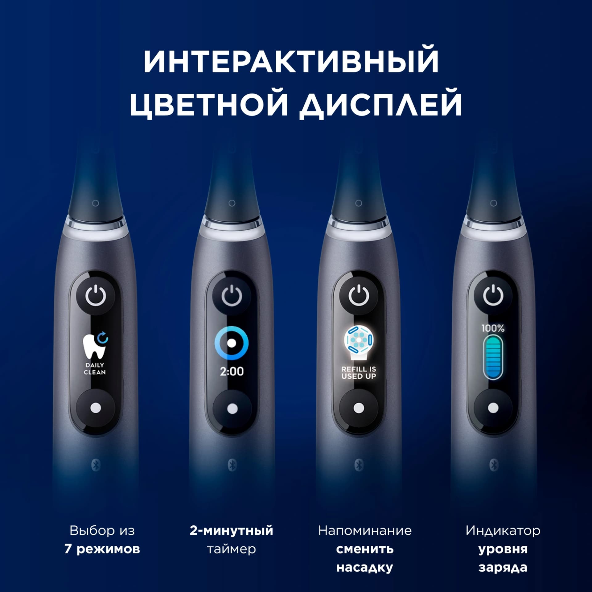 Зубная щетка электрическая Oral-B iO Series 9 черный - фото 5