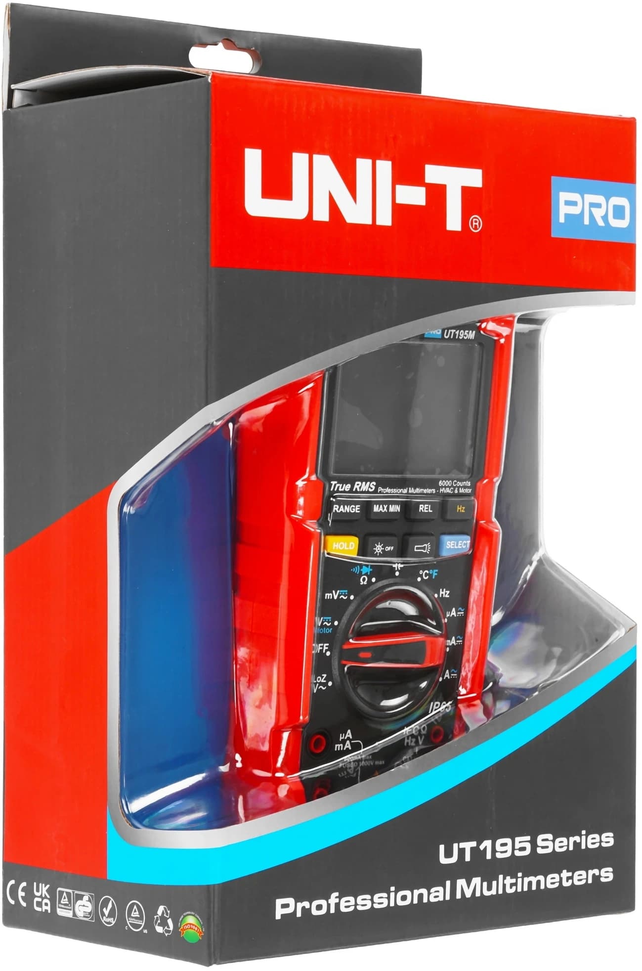 Мультиметр Uni-T UT195M цифровой красный/черный - фото 2