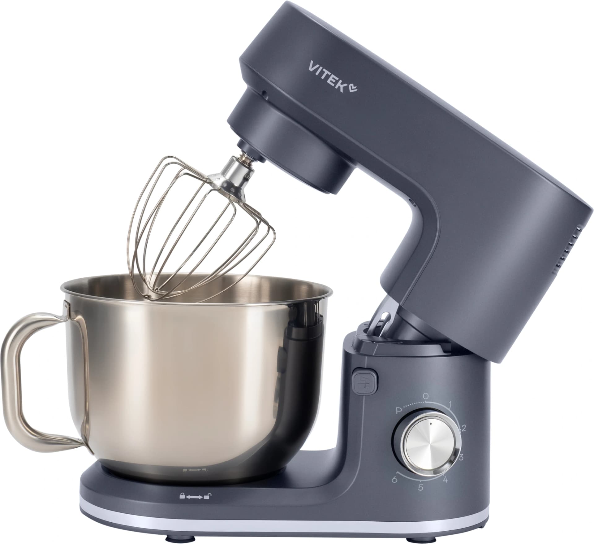 Миксер планетарный Vitek Элегия VT-PM0660 2000Вт антрацитовый - фото 3