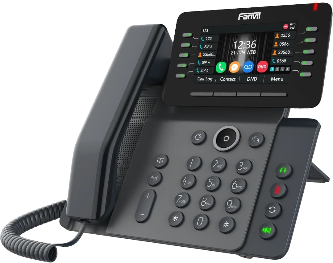 Телефон IP Fanvil V65 черный - фото 4