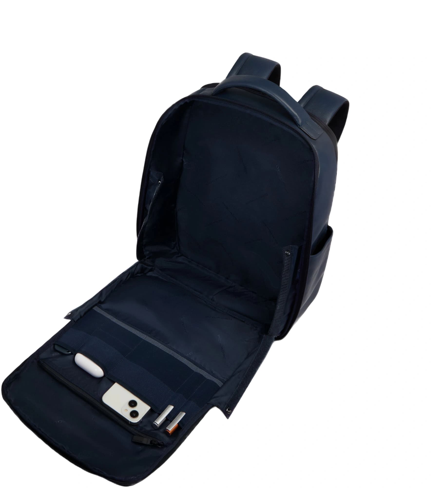 Рюкзак мужской Piquadro Ael CA6923S142/BLU синий натур.кожа - фото 4