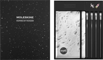 Набор Moleskine Limited Edition NASA-inspired Large серебристый - фото 5