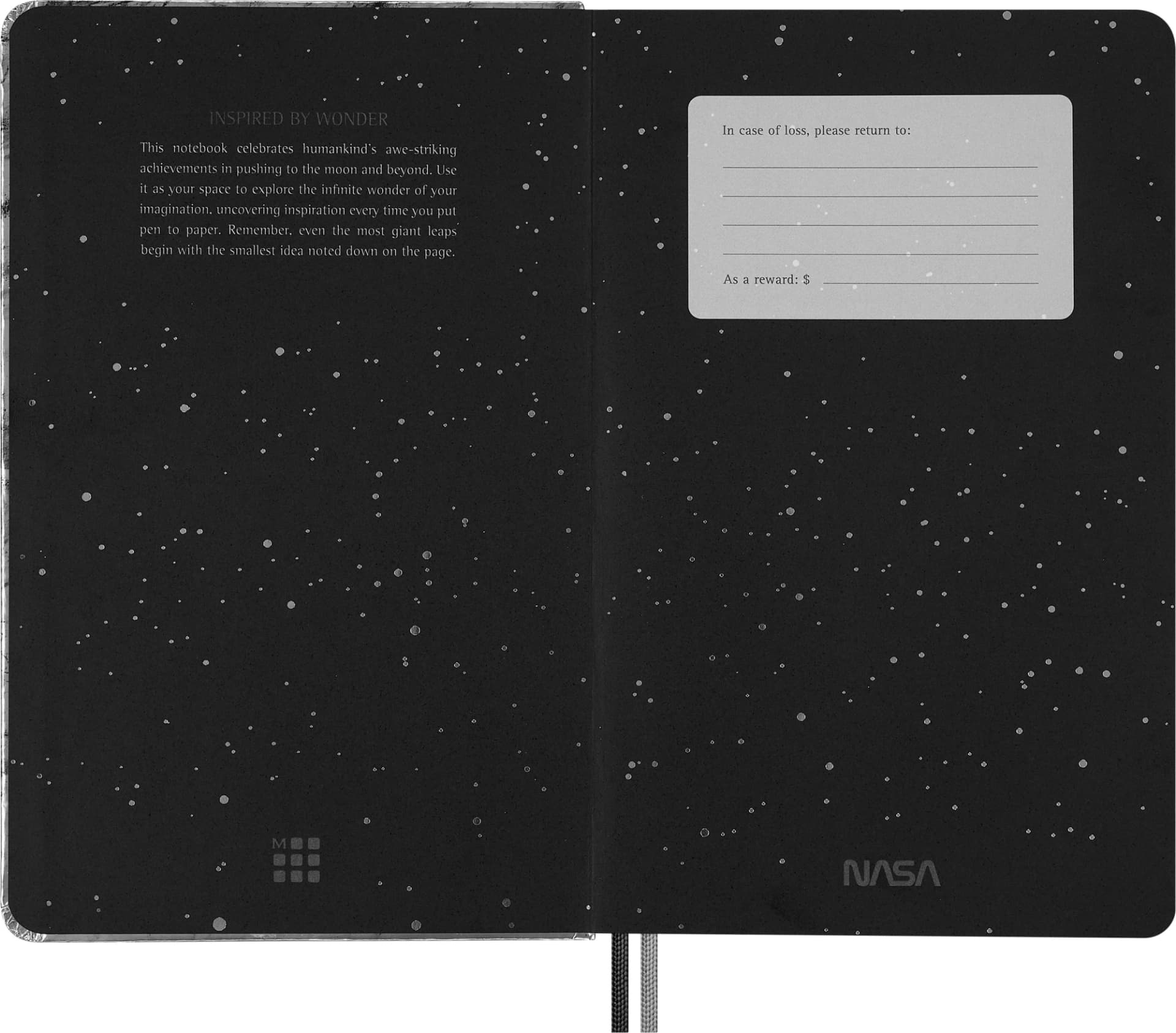 Набор Moleskine Limited Edition NASA-inspired Large серебристый - фото 3