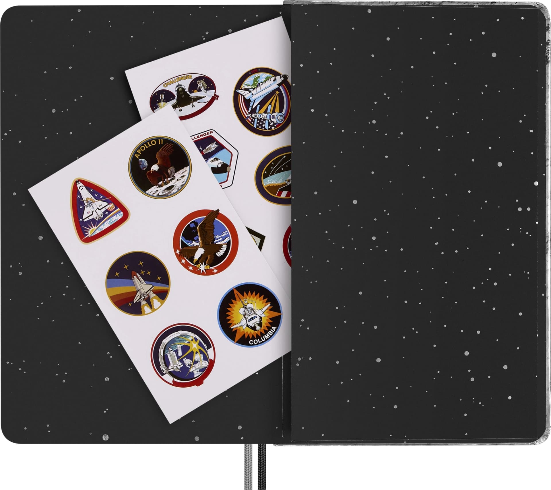 Набор Moleskine Limited Edition NASA-inspired Large серебристый - фото 5