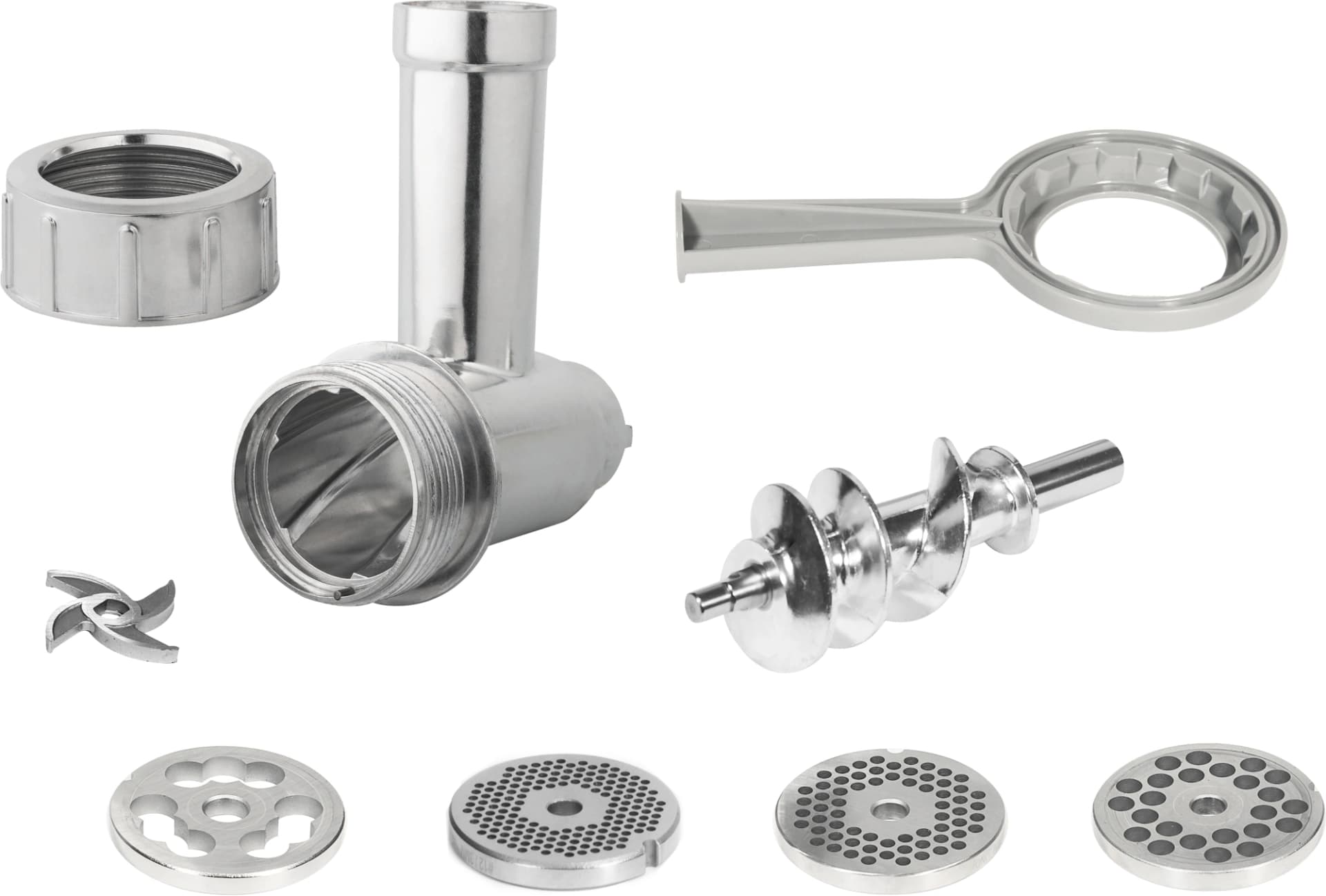 Мясорубка Haier HG-702 350Вт серебристый - фото 5