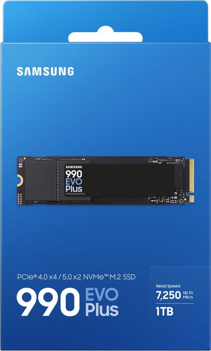 Накопитель SSD Samsung PCIe 4.0 x4 1TB MZ-V9S1T0B/AM 990 EVO Plus M.2 2280 - фото 3