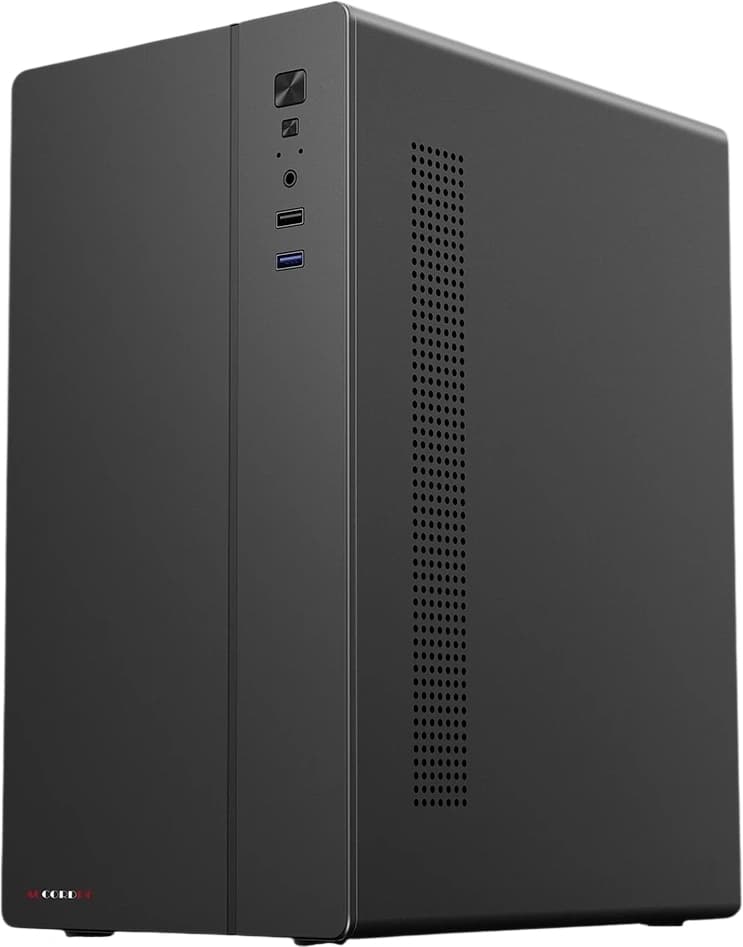 Корпус Accord ACC-266 черный без БП mATX 1x120mm 1xUSB2.0 1xUSB3.0 audio bott PSU - фото 4