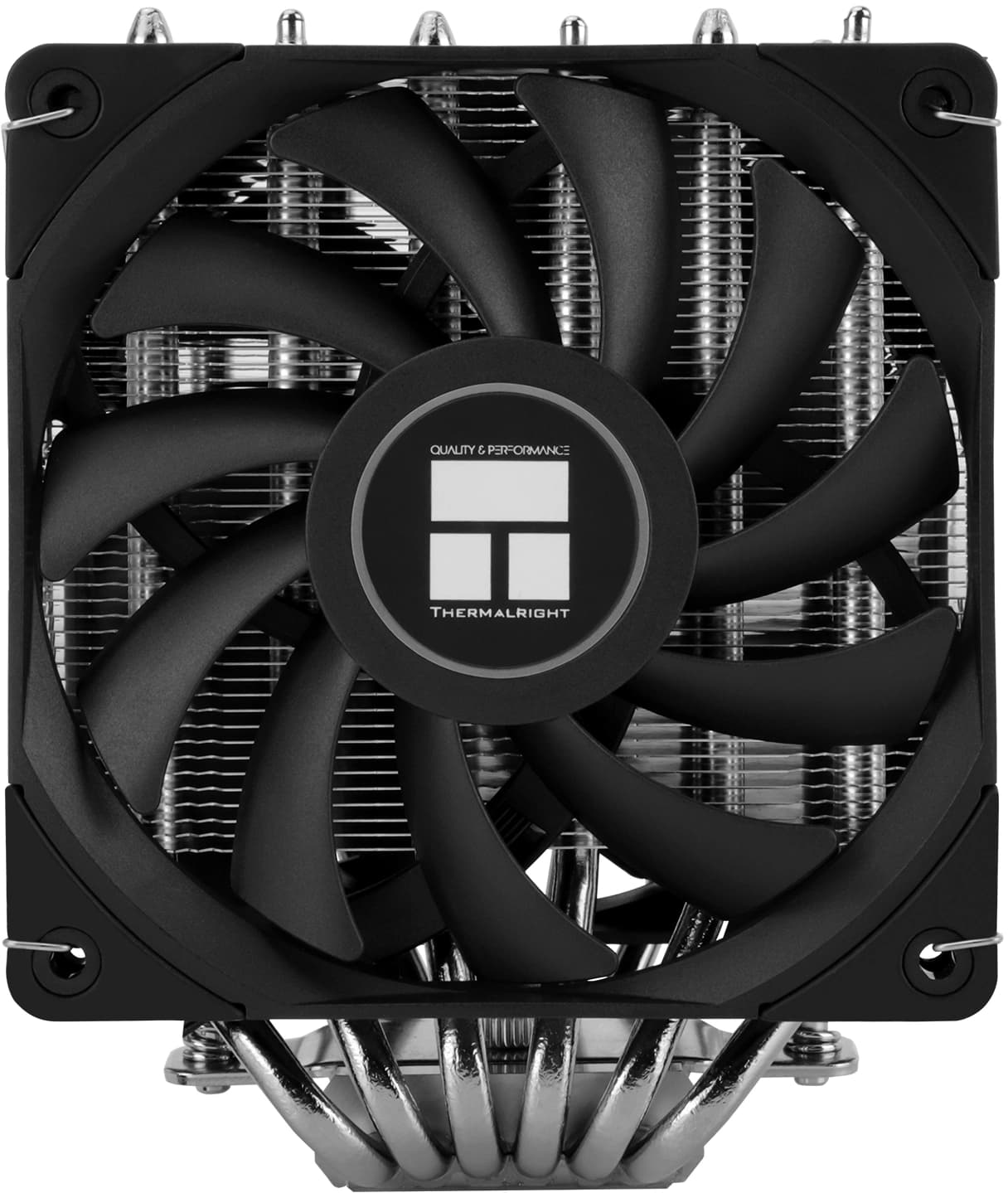 Устройство охлаждения(кулер) Thermalright Royal Knight 120 SE Soc-AM5/AM4/1200/1700/1851 серебристый/черный 4-pin 25.6dB Al+Cu Ret (RK120-SE) - фото 4
