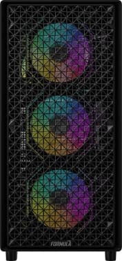 Корпус Formula Mana Dynamic AR черный без БП ATX 3x120mm 2x140mm 2xUSB3.0 audio bott PSU - фото 5
