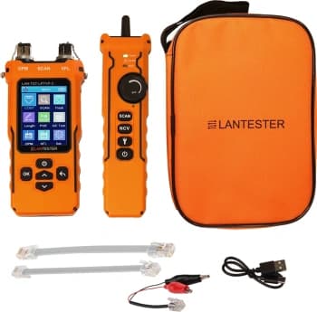 Тестер кабельный Lanmaster LAN-TST-LPTVP-C оранжевый/черный - фото 2