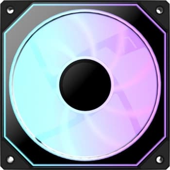 Вентилятор для корпуса Formula Floe Se 12 Reverse ARGB 120х120x25 черный 4-pin 27.5дБ (FLOE SE 12BK ARPW REVERSE) Ret - фото 2