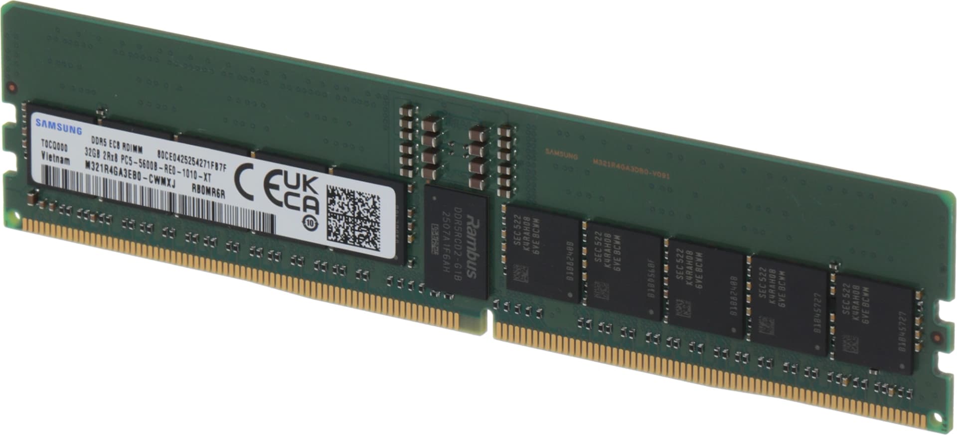 Память DDR5 Samsung M321R4GA3EB0-CWM 32Gb RDIMM Reg PC5-44800 5600MHz - фото 4