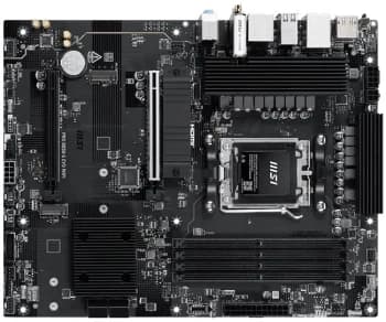 Материнская плата MSI PRO B850-S EVO WIFI Socket AM5 AMD B850 4xDDR5 ATX AC`97 8ch(7.1) 5Gigabit RAID+HDMI+DP - фото 2