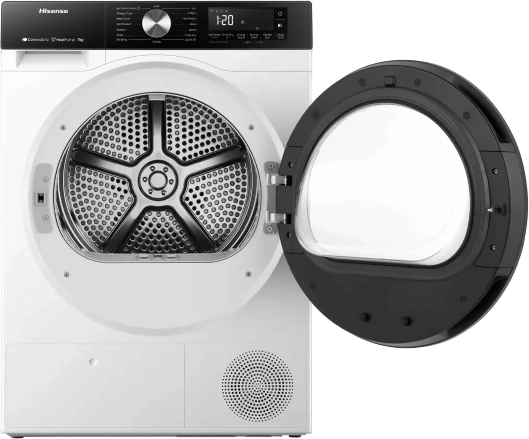 Сушильная машина Hisense DH3S702UWDE пан.англ. кл.энер.:A++ макс.загр.:7кг белый - фото 5