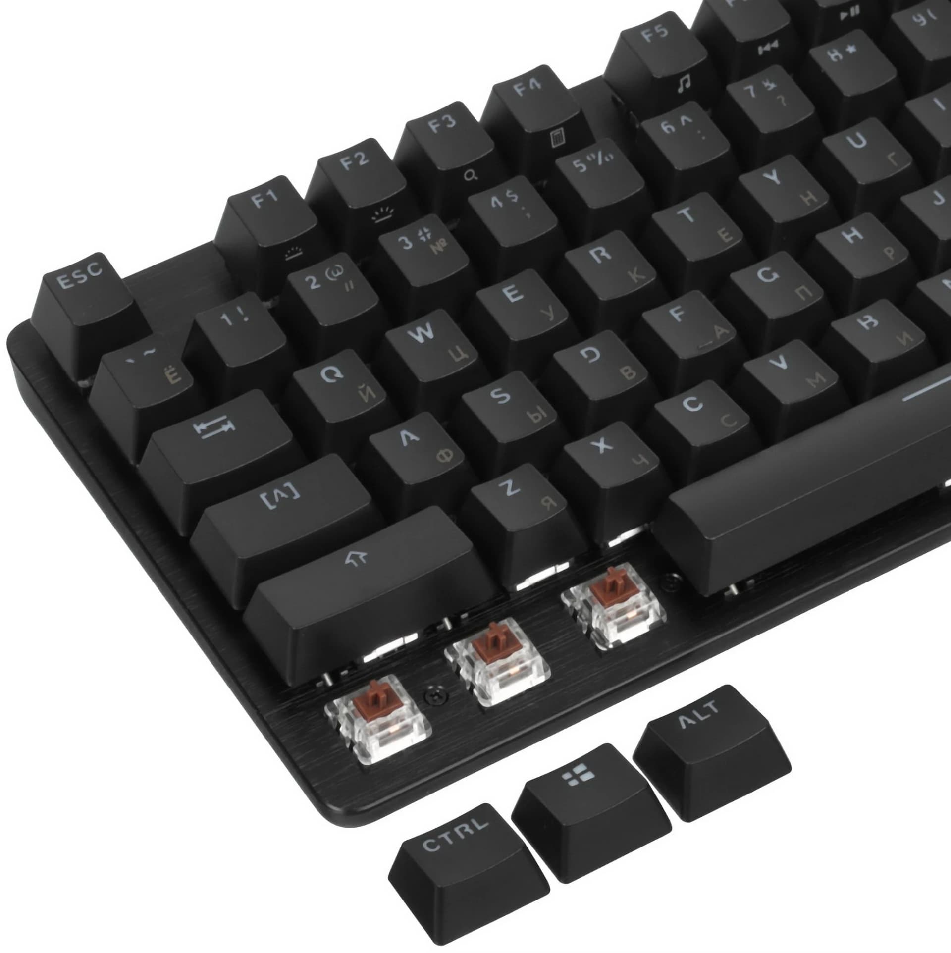 Клавиатура Logitech G412 TKL механическая черный USB for gamer LED (920-010449) кабель 1.8м - фото 3