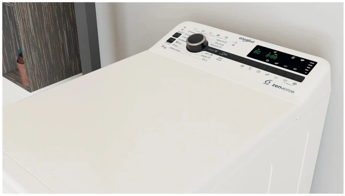 Стиральная машина Whirlpool TDLRB 7232BS/EU класс: D загр.вертикальная макс.:7кг белый инвертор - фото 5