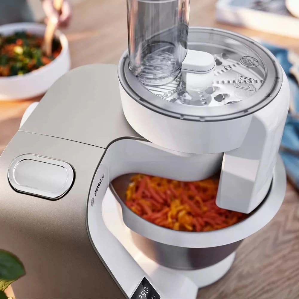 Кухонная машина Bosch Mum5 MUM5XW10 планетар.вращ. 1000Вт белый/бежевый - фото 5