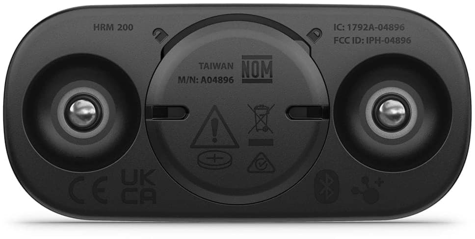 Фитнес-трекер Garmin HRM 200 Heart rate sensor корп.:черный рем.:черный (010-13388-00) - фото 3