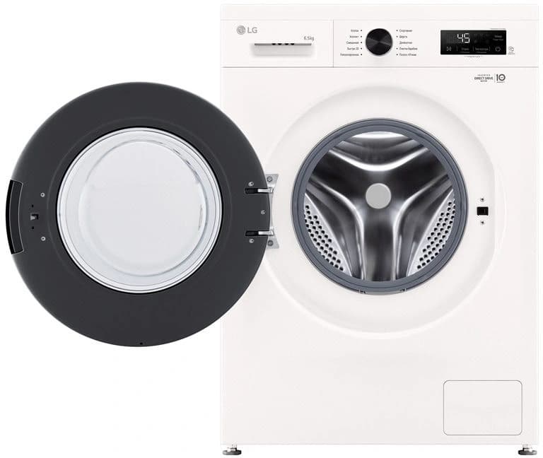 Стиральная машина LG F2Y1WS6W.ABWPCOM класс: A загр.фронтальная макс.:6.5кг белый инвертор - фото 2