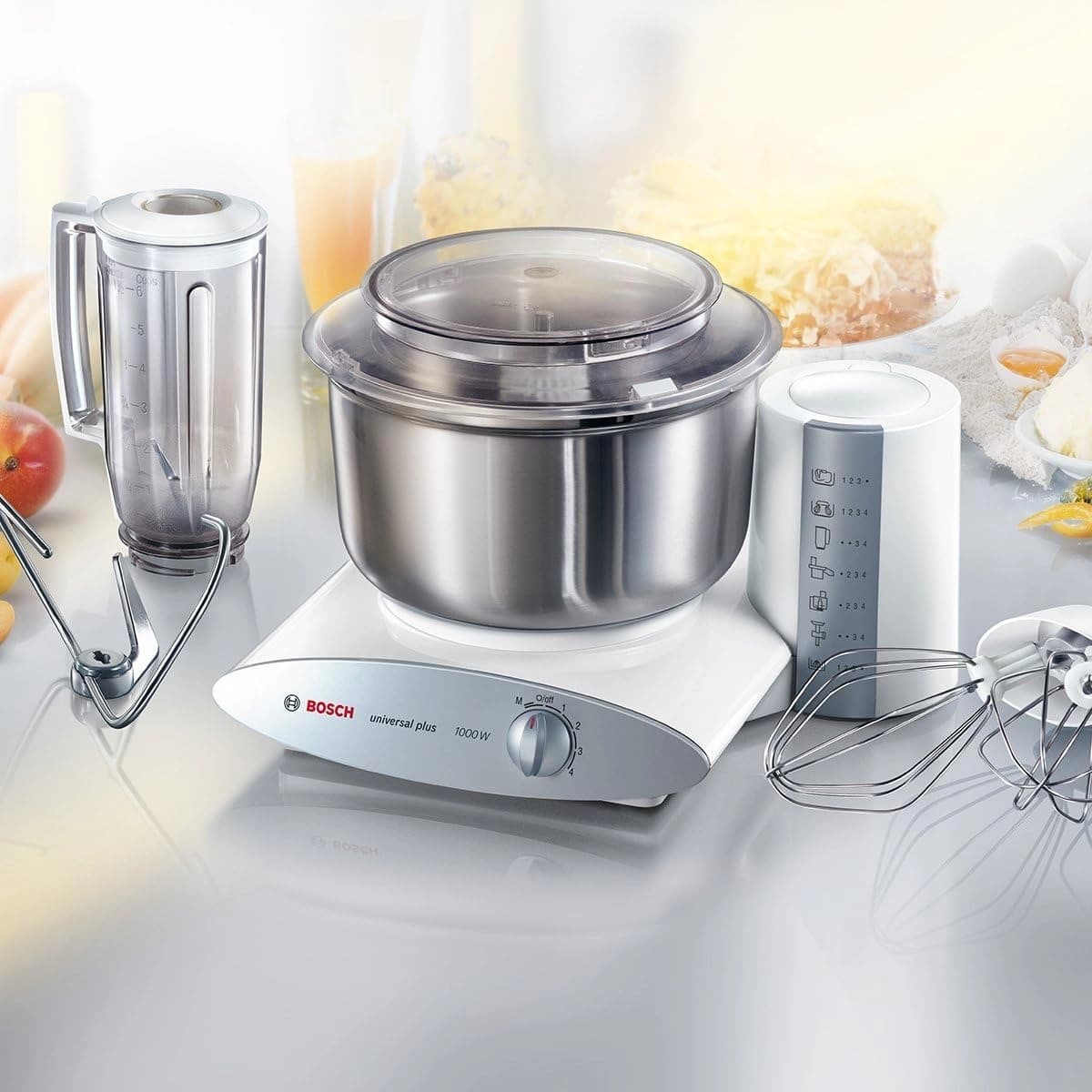 Кухонная машина Bosch MUM6N21 планетар.вращ. 1000Вт белый - фото 4