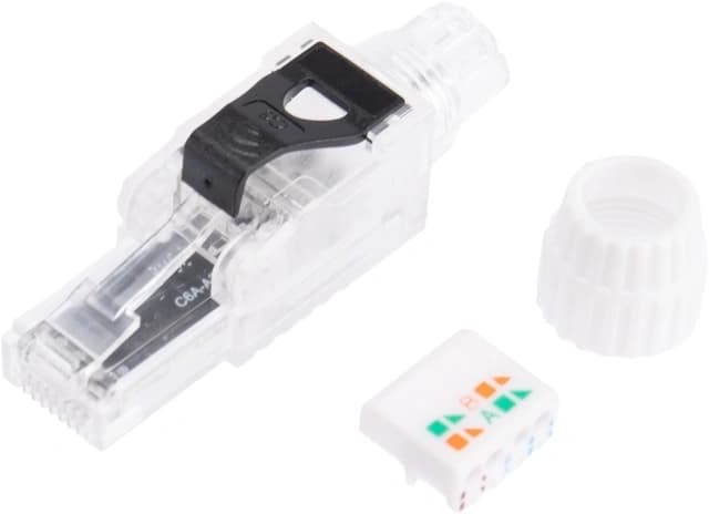 Коннектор Rexant (02-0281) кат.6 RJ45 прозрачный - фото 3