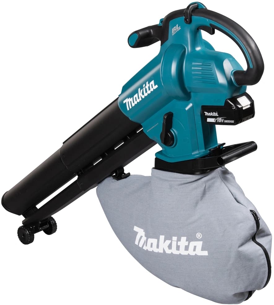 Воздуходувка-пылесос Makita DUB187T001 пит.:от аккум. бирюзовый/черный - фото 3