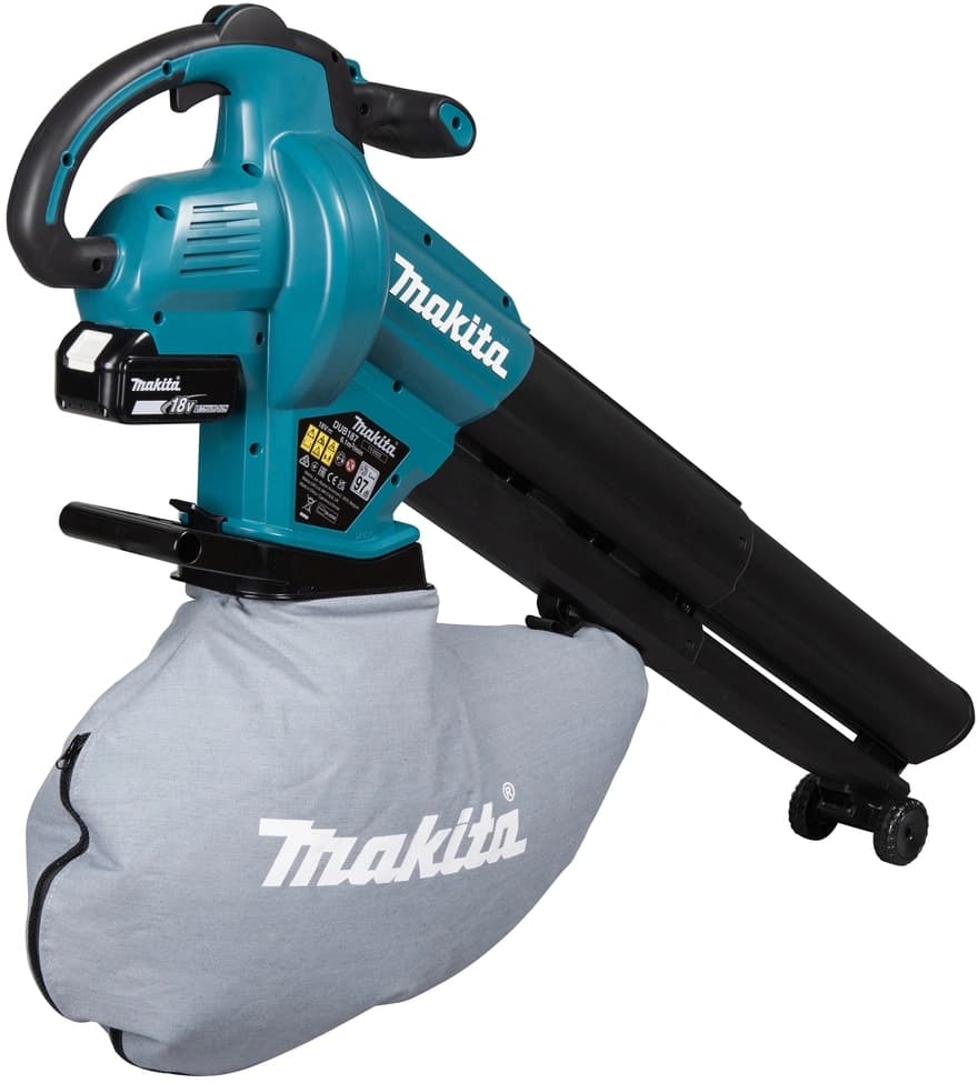 Воздуходувка-пылесос Makita DUB187T001 пит.:от аккум. бирюзовый/черный - фото 5