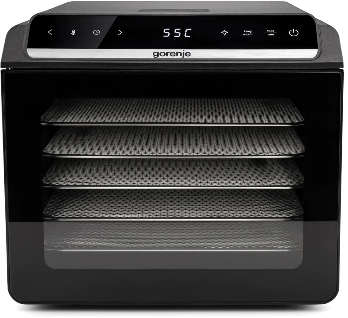 Сушка для фруктов и овощей Gorenje FDK600DB 5под. 600Вт черный - фото 3