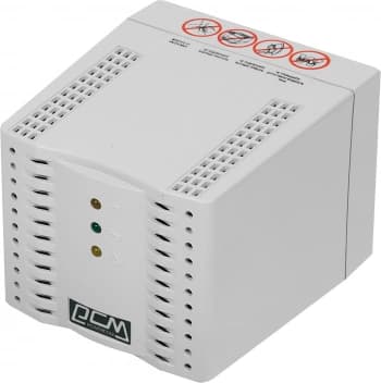 Стабилизатор напряжения Powercom TCA-3000 1500Вт 3000ВА белый - фото 2