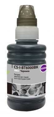 Чернила Cactus CS-I-BT6000BK черный пигментный 100мл для Brother DCP-T300/T500W/T700W/MFC-T800W - фото 2